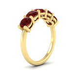 Load image into Gallery viewer, 3-carat-wedding-anniversary_20-ring-round-ruby-in-yellow-gold-FDENS141ROBGRUDRANGLE2-3.00CT-NL-YG
