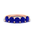 Thumbnail 1 - 3-carat-wedding-anniversary_20-ring-round-sapphire-in-rose-gold-FDENS141ROBGSABL-3.00CT-NL-RG