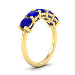Load image into Gallery viewer, 3-carat-wedding-anniversary_20-ring-round-sapphire-in-yellow-gold-FDENS141ROBGSABLANGLE2-3.00CT-NL-YG
