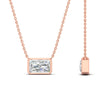 Load image into Gallery viewer, 3-ct-east-west-radiant-cut-bezel-diamond-pendant-in-rose-gold-fdpd11763raangle2-3.00ct-nl-rg.jpg