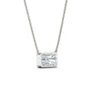 Load image into Gallery viewer, 3-ct-east-west-radiant-cut-bezel-diamond-pendant-in-white-gold-fdpd11763raangle3-3.00ct-nl-wg.jpg