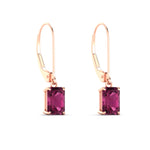 Load image into Gallery viewer, 3-ct-emerald-cut-pink-sapphire-drop-earrings-in-rose-gold-fdear11236emgsadrpiangle3-3.00ct-nl-rg.jpg?v=1765364324