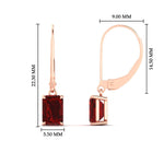 Load image into Gallery viewer, 3-ct-emerald-cut-ruby-drop-earrings-in-rose-gold-fdear11236emgrudrangle4-3.00ct-nl-rg-hw.jpg?v=1765364324