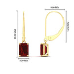 Load image into Gallery viewer, 3-ct-emerald-cut-ruby-drop-earrings-in-yellow-gold-fdear11236emgrudrangle4-3.00ct-nl-yg-hw.jpg?v=1765364324