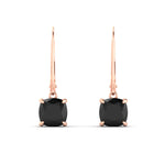 Load image into Gallery viewer, 3-ct-leverback-cushion-cut-black-diamond-drop-earrings-in-rose-gold-fdear11236cugblackangle2-3.00ct-nl-rg.jpg?v=1765359805