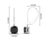 Load image into Gallery viewer, 3-ct-leverback-cushion-cut-black-diamond-drop-earrings-in-white-gold-fdear11236cugblackangle4-3.00ct-nl-wg-hw.jpg?v=1765359805
