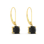 Load image into Gallery viewer, 3-ct-leverback-cushion-cut-black-diamond-drop-earrings-in-yellow-gold-fdear11236cugblackangle3-3.00ct-nl-yg.jpg?v=1765359805