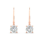 Load image into Gallery viewer, 3-ct-leverback-cushion-cut-diamond-drop-earrings-in-rose-gold-fdear11236cuangle2-3.00ct-nl-rg.jpg?v=1765359804