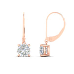 Load image into Gallery viewer, 3-ct-leverback-cushion-cut-diamond-drop-earrings-in-rose-gold-fdear11236cuangle4-3.00ct-nl-rg.jpg?v=1765359805