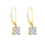Load image into Gallery viewer, 3-ct-leverback-cushion-cut-diamond-drop-earrings-in-yellow-gold-fdear11236cuangle3-3.00ct-nl-yg.jpg?v=1765359804