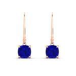 Load image into Gallery viewer, 3-ct-leverback-cushion-cut-sapphire-drop-earrings-in-rose-gold-fdear11236cugsablangle2-3.00ct-nl-rg.jpg?v=1765359804