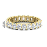 Load image into Gallery viewer, 3-ct-oval-diamond-eternity-wedding-band-in-yellow-gold-fdewb8324ovsleep-4.00x3.00mm-nl-yg-hw