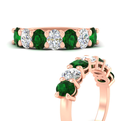 3-ct-oval-seven-stone-emerald-wedding-band-in-rose-gold-fdwb8008ovgemgrangle3-3.00ct-nl-rg.jpg