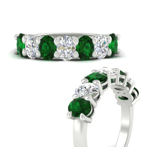 3-ct-oval-seven-stone-emerald-wedding-band-in-white-gold-fdwb8008ovgemgrangle3-3.00ct-nl-wg.jpg