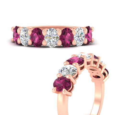 3-ct-oval-seven-stone-pink-sapphire-wedding-band-in-rose-gold-fdwb8008ovgsadrpiangle3-3.00ct-nl-rg.jpg