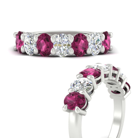 3-ct-oval-seven-stone-pink-sapphire-wedding-band-in-white-gold-fdwb8008ovgsadrpiangle3-3.00ct-nl-wg.jpg