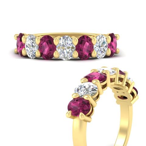 3-ct-oval-seven-stone-pink-sapphire-wedding-band-in-yellow-gold-fdwb8008ovgsadrpiangle3-3.00ct-nl-yg.jpg