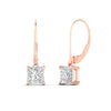 Load image into Gallery viewer, 3-ct-princess-cut-diamond-leverback-dangle-earrings-in-rose-gold-fdear11236prangle1-3.00ct-nl-rg.jpg?v=1765510594