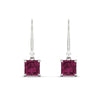 Load image into Gallery viewer, 3-ct-princess-cut-pink-sapphire-leverback-dangle-earrings-in-white-gold-fdear11236prgsadrpiangle2-3.00ct-nl-wg.jpg?v=1765510594