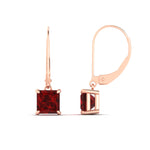 Load image into Gallery viewer, 3-ct-princess-cut-ruby-leverback-dangle-earrings-in-rose-gold-fdear11236prgrudrangle4-3.00ct-nl-rg.jpg?v=1765510595