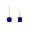Load image into Gallery viewer, 3-ct-princess-cut-sapphire-leverback-dangle-earrings-in-yellow-gold-fdear11236prgsablangle2-3.00ct-nl-yg.jpg?v=1765510595