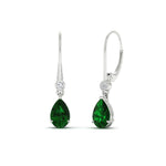 Load image into Gallery viewer, 3-ct-round-and-pear-emerald-lever-back-drop-earrings-in-white-gold-FD-EAR11124GEMGR-3CT-NL-WG.jpg