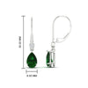 Load image into Gallery viewer, 3-ct-round-and-pear-emerald-lever-back-drop-earrings-in-white-gold-FD-EAR11124GEMGR-3CT-NL-WG.jpg