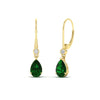 Load image into Gallery viewer, 3-ct-round-and-pear-emerald-lever-back-drop-earrings-in-yellow-gold-FD-EAR11124GEMGR-3CT-NL-YG.jpg