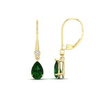 Load image into Gallery viewer, 3-ct-round-and-pear-emerald-lever-back-drop-earrings-in-yellow-gold-FD-EAR11124GEMGR-3CT-NL-YG.jpg