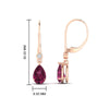 Load image into Gallery viewer, 3-ct-round-and-pear-pink-sapphire-lever-back-drop-earrings-in-rose-gold-FD-EAR11124GSADRPI-3CT-NL-RG.jpg
