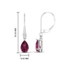 Load image into Gallery viewer, 3-ct-round-and-pear-pink-sapphire-lever-back-drop-earrings-in-white-gold-FD-EAR11124GSADRPI-3CT-NL-WG.jpg