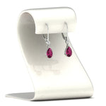 Load image into Gallery viewer, 3-ct-round-and-pear-pink-sapphire-lever-back-drop-earrings-in-white-gold-FD-EAR11124GSADRPI-3CT-NL-WG.jpg