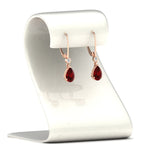 Load image into Gallery viewer, 3-ct-round-and-pear-ruby-lever-back-drop-earrings-in-rose-gold-FD-EAR11124GRUDR-3CT-NL-RG.jpg