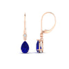 Load image into Gallery viewer, 3-ct-round-and-pear-sapphire-lever-back-drop-earrings-in-rose-gold-FD-EAR11124GSABL-3CT-NL-RG.jpg