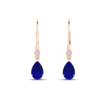 Load image into Gallery viewer, 3-ct-round-and-pear-sapphire-lever-back-drop-earrings-in-rose-gold-FD-EAR11124GSABL-3CT-NL-RG.jpg