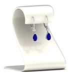 Load image into Gallery viewer, 3-ct-round-and-pear-sapphire-lever-back-drop-earrings-in-white-gold-FD-EAR11124GSABL-3CT-NL-WG.jpg