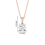 Load image into Gallery viewer, 3-ct-round-cut-pave-bail-pendant-diamond-in-rose-gold-fdpd11636roangle1-9.00mm-nl-rg-hw.jpg?v=1769773614