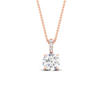 Load image into Gallery viewer, 3-ct-round-cut-pave-bail-pendant-diamond-in-rose-gold-fdpd11636roangle1-9.00mm-nl-rg.jpg?v=1769773614