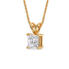 Load image into Gallery viewer, 3-ct.-diamond-princess-cut-solitaire-necklace-in-yellow-gold-FDPD8469ANGLE2-PR-3.00-YG.jpg?v=1758712765