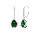 Load image into Gallery viewer, 3-ct.-pear-shaped-emerald-halo-diamond-lever-back-earrings-in-white-gold-FDEAR-11235PEGEMGRANGLE1-3.00CT-NL-WG.jpg

