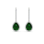 Load image into Gallery viewer, 3-ct.-pear-shaped-emerald-halo-diamond-lever-back-earrings-in-white-gold-FDEAR-11235PEGEMGRANGLE1-3.00CT-NL-WG.jpg

