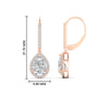 Load image into Gallery viewer, 3-ct.-pear-shaped-halo-diamond-lever-back-earrings-in-rose-gold-FDEAR-11235PEANGLE1-3.00CT-NL-RG.jpg