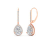 Load image into Gallery viewer, 3-ct.-pear-shaped-halo-diamond-lever-back-earrings-in-rose-gold-FDEAR-11235PEANGLE1-3.00CT-NL-RG.jpg