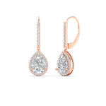 Load image into Gallery viewer, 3-ct.-pear-shaped-halo-diamond-lever-back-earrings-in-rose-gold-FDEAR-11235PEANGLE1-3.00CT-NL-RG.jpg
