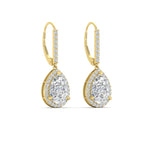Load image into Gallery viewer, 3-ct.-pear-shaped-halo-diamond-lever-back-earrings-in-yellow-gold-FDEAR-11235PEANGLE1-3.00CT-NL-YG.jpg
