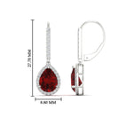 Load image into Gallery viewer, 3-ct.-pear-shaped-ruby-halo-diamond-lever-back-earrings-in-white-gold-FDEAR-11235PEGRUDRANGLE1-3.00CT-NL-WG.jpg
