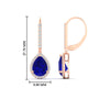 Load image into Gallery viewer, 3-ct.-pear-shaped-sapphire-with-halo-diamond-lever-back-earrings-in-rose-gold-FDEAR-11235PEGSABLANGLE1-3.00CT-NL-RG.jpg