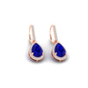Load image into Gallery viewer, 3-ct.-pear-shaped-sapphire-with-halo-diamond-lever-back-earrings-in-rose-gold-FDEAR-11235PEGSABLANGLE1-3.00CT-NL-RG.jpg