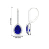 Load image into Gallery viewer, 3-ct.-pear-shaped-sapphire-with-halo-diamond-lever-back-earrings-in-white-gold-FDEAR-11235PEGSABLANGLE1-3.00CT-NL-WG.jpg