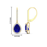 Load image into Gallery viewer, 3-ct.-pear-shaped-sapphire-with-halo-diamond-lever-back-earrings-in-yellow-gold-FDEAR-11235PEGSABLANGLE1-3.00CT-NL-YG.jpg

